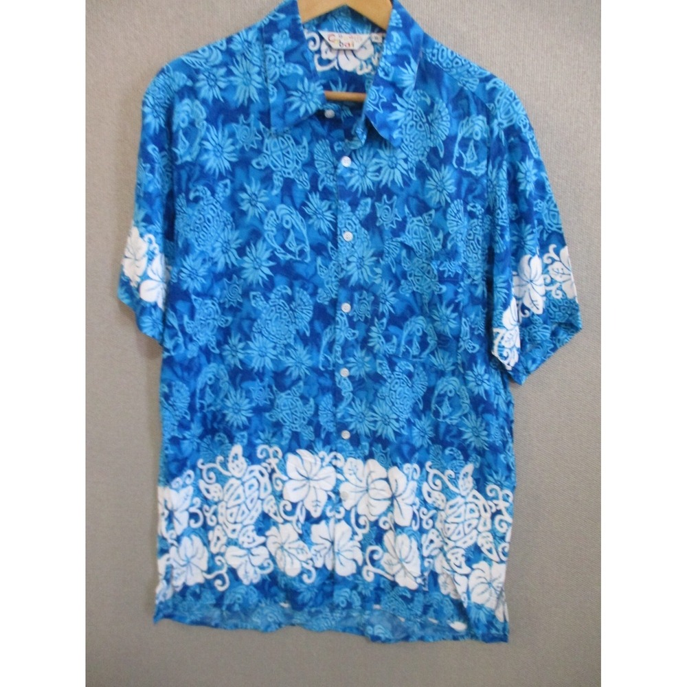 Cabali Sea Life Batik Hawaiian Shirt Size XL
